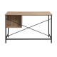ΜΕΤΑΛΛΙΚΟ ΓΡΑΦΕΙΟ Fylliana Edge 1932 SONOMA-WALLNUT ΧΡΩΜΑ 120x60x76εκ