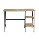 ΜΕΤΑΛΛΙΚΟ ΓΡΑΦΕΙΟ Fylliana Edge 2084 GREY OAK ΧΡΩΜΑ 110x50x75εκ