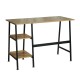 ΜΕΤΑΛΛΙΚΟ ΓΡΑΦΕΙΟ Fylliana Edge 2084 GREY OAK ΧΡΩΜΑ 110x50x75εκ