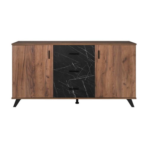 ΜΠΟΥΦΕΣ Fylliana Miami TOBACCO ΜΕ BLACK MARBLE ΧΡΩΜΑ 160x40x84εκ ΜΠΟΥΦΕΣ Fylliana Miami TOBACCO ΜΕ BLACK MARBLE ΧΡΩΜΑ 160x40x84εκ