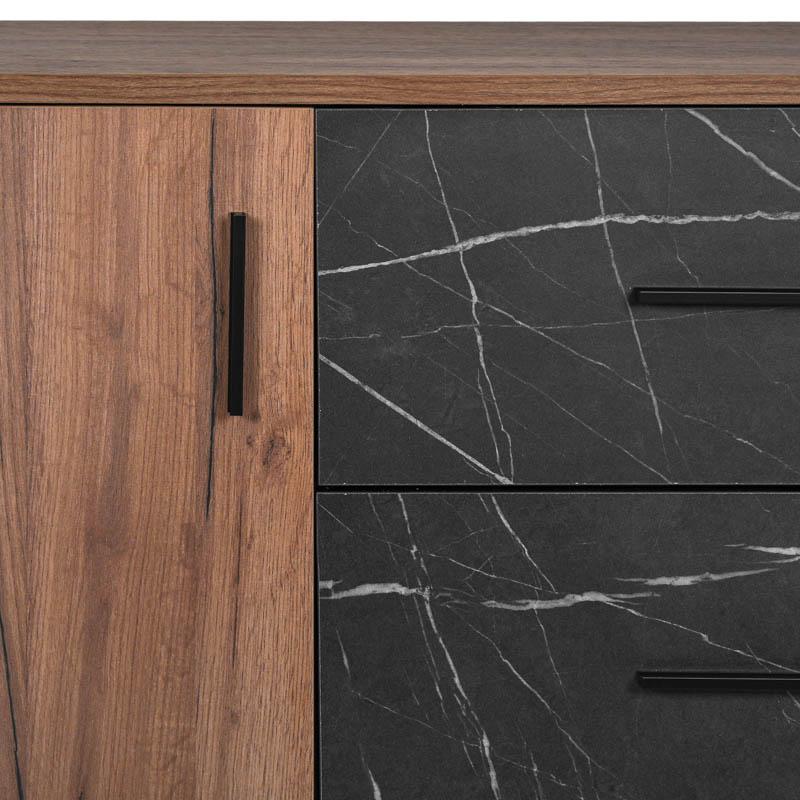 ΜΠΟΥΦΕΣ Fylliana Miami TOBACCO ΜΕ BLACK MARBLE ΧΡΩΜΑ 160x40x84εκ ΜΠΟΥΦΕΣ Fylliana Miami TOBACCO ΜΕ BLACK MARBLE ΧΡΩΜΑ 160x40x84εκ