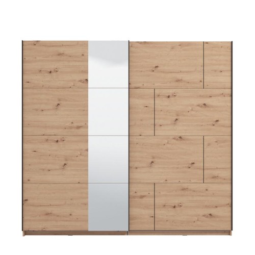 ΝΤΟΥΛΑΠΑ ALERIA 220 OG h205 ARTISAN OΑΚ ΧΡΩΜΑ 220x61x205εκ