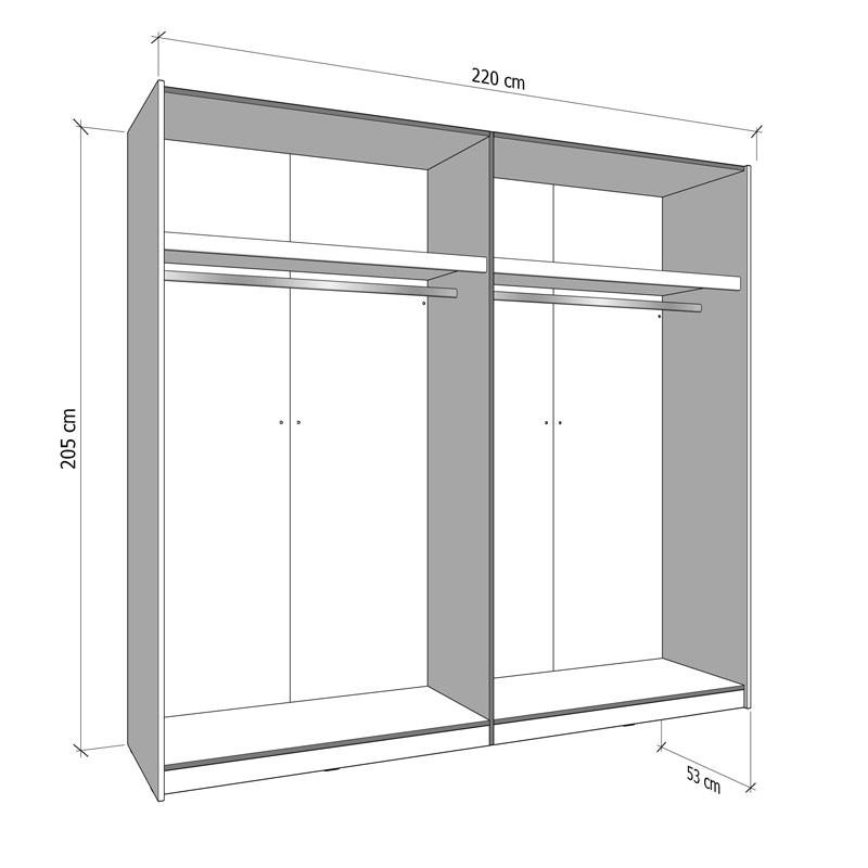 ΝΤΟΥΛΑΠΑ ALERIA 220 OG h205 ARTISAN OΑΚ ΧΡΩΜΑ 220x61x205εκ ΝΤΟΥΛΑΠΑ ALERIA 220 OG h205 ARTISAN OΑΚ ΧΡΩΜΑ 220x61x205εκ