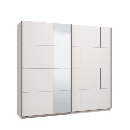 ΝΤΟΥΛΑΠΑ ALERIA 220 OG h205 ΛΕΥΚΟ ΧΡΩΜΑ 220x61x205εκ