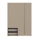 ΝΤΟΥΛΑΠΑ ARIA MAUVELLA OAK ΧΡΩΜΑ 145x59x200εκ ΝΤΟΥΛΑΠΑ ARIA MAUVELLA OAK ΧΡΩΜΑ 145x59x200εκ