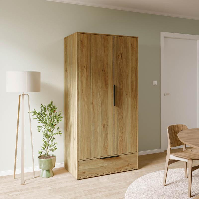 ΝΤΟΥΛΑΠΑ ARIA MAUVELLA OAK ΧΡΩΜΑ 99x59x200εκ