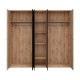 ΝΤΟΥΛΑΠΑ AVIGNON 5K h211 ARTISAN OAK-ΜΑΥΡΟ ΧΡΩΜΑ 228x55x211εκ ΝΤΟΥΛΑΠΑ AVIGNON 5K h211 ARTISAN OAK-ΜΑΥΡΟ ΧΡΩΜΑ 228x55x211εκ