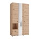 ΝΤΟΥΛΑΠΑ CAMPSIE 3K1F1O h207 ARTISAN OAK ΧΡΩΜΑ 118x52x208εκ ΝΤΟΥΛΑΠΑ CAMPSIE 3K1F1O h207 ARTISAN OAK ΧΡΩΜΑ 118x52x208εκ