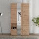 ΝΤΟΥΛΑΠΑ CAMPSIE 3K1F1O h207 ARTISAN OAK ΧΡΩΜΑ 118x52x208εκ ΝΤΟΥΛΑΠΑ CAMPSIE 3K1F1O h207 ARTISAN OAK ΧΡΩΜΑ 118x52x208εκ