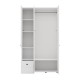 ΝΤΟΥΛΑΠΑ CAMPSIE 3K1F1O h207 ΛΕΥΚΟ ΧΡΩΜΑ 118x52x208εκ ΝΤΟΥΛΑΠΑ CAMPSIE 3K1F1O h207 ΛΕΥΚΟ ΧΡΩΜΑ 118x52x208εκ