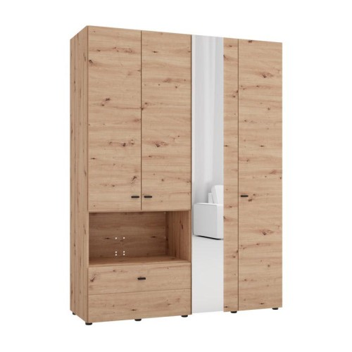 ΝΤΟΥΛΑΠΑ CAMPSIE 4K1F1O h207 ARTISAN OAK ΧΡΩΜΑ 155x52x208εκ