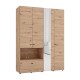 ΝΤΟΥΛΑΠΑ CAMPSIE 4K1F1O h207 ARTISAN OAK ΧΡΩΜΑ 155x52x208εκ ΝΤΟΥΛΑΠΑ CAMPSIE 4K1F1O h207 ARTISAN OAK ΧΡΩΜΑ 155x52x208εκ