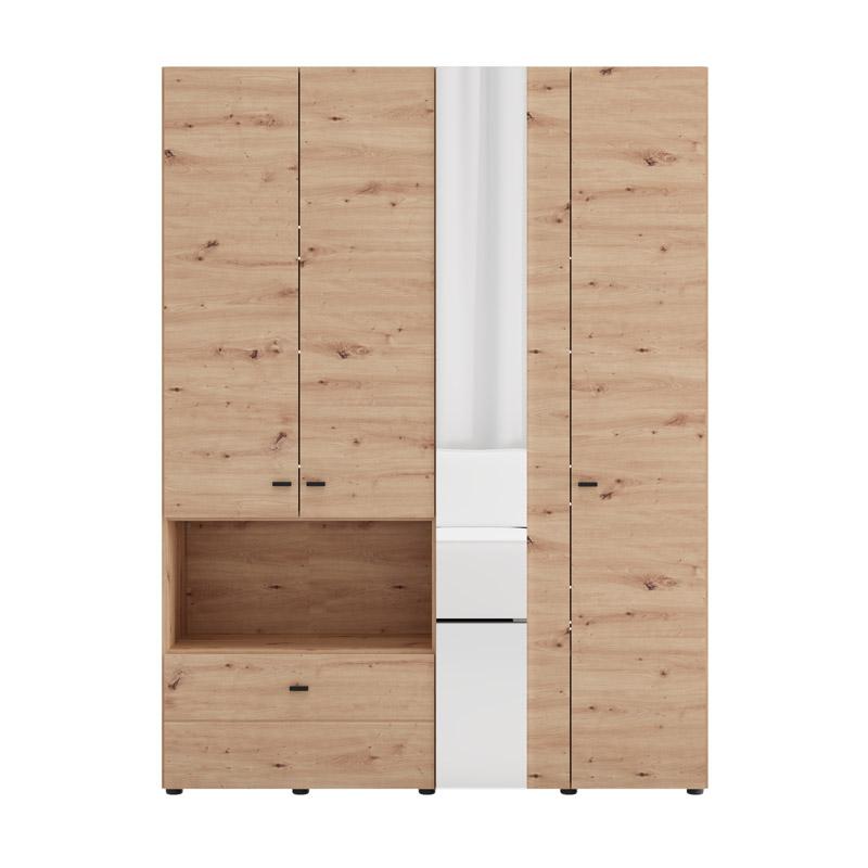 ΝΤΟΥΛΑΠΑ CAMPSIE 4K1F1O h207 ARTISAN OAK ΧΡΩΜΑ 155x52x208εκ ΝΤΟΥΛΑΠΑ CAMPSIE 4K1F1O h207 ARTISAN OAK ΧΡΩΜΑ 155x52x208εκ