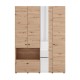 ΝΤΟΥΛΑΠΑ CAMPSIE 4K1F1O h207 ARTISAN OAK ΧΡΩΜΑ 155x52x208εκ ΝΤΟΥΛΑΠΑ CAMPSIE 4K1F1O h207 ARTISAN OAK ΧΡΩΜΑ 155x52x208εκ