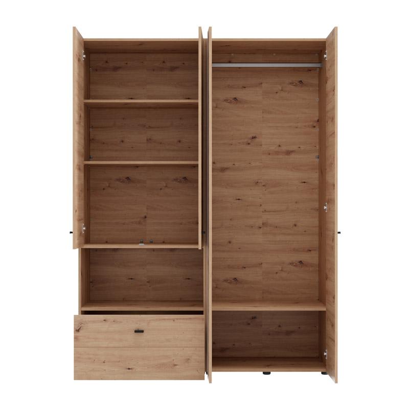 ΝΤΟΥΛΑΠΑ CAMPSIE 4K1F1O h207 ARTISAN OAK ΧΡΩΜΑ 155x52x208εκ ΝΤΟΥΛΑΠΑ CAMPSIE 4K1F1O h207 ARTISAN OAK ΧΡΩΜΑ 155x52x208εκ
