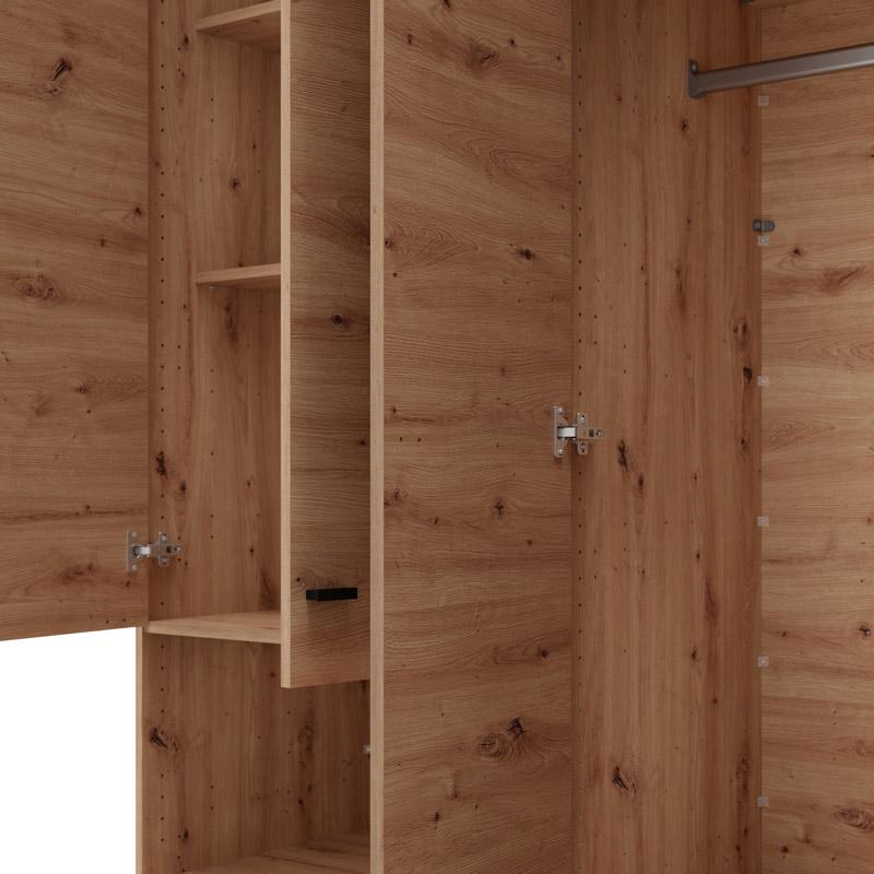 ΝΤΟΥΛΑΠΑ CAMPSIE 4K1F1O h207 ARTISAN OAK ΧΡΩΜΑ 155x52x208εκ ΝΤΟΥΛΑΠΑ CAMPSIE 4K1F1O h207 ARTISAN OAK ΧΡΩΜΑ 155x52x208εκ