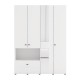 ΝΤΟΥΛΑΠΑ CAMPSIE 4K1F1O h207 ΛΕΥΚΟ ΧΡΩΜΑ 155x52x208εκ ΝΤΟΥΛΑΠΑ CAMPSIE 4K1F1O h207 ΛΕΥΚΟ ΧΡΩΜΑ 155x52x208εκ