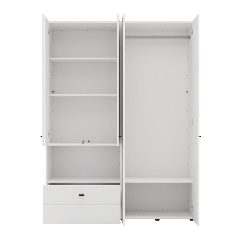 ΝΤΟΥΛΑΠΑ CAMPSIE 4K1F1O h207 ΛΕΥΚΟ ΧΡΩΜΑ 155x52x208εκ ΝΤΟΥΛΑΠΑ CAMPSIE 4K1F1O h207 ΛΕΥΚΟ ΧΡΩΜΑ 155x52x208εκ