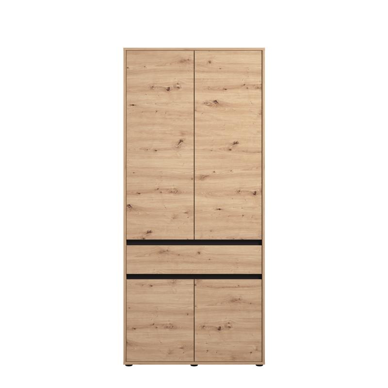 ΝΤΟΥΛΑΠΑ CORBETT 2K1F h211 ARTISAN OAK/ΜΑΥΡΟ ΜΑΤ ΧΡΩΜΑ 93x55x211εκ ΝΤΟΥΛΑΠΑ CORBETT 2K1F h211 ARTISAN OAK/ΜΑΥΡΟ ΜΑΤ ΧΡΩΜΑ 93x55x211εκ