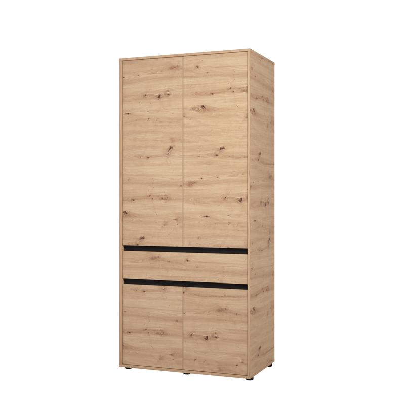 ΝΤΟΥΛΑΠΑ CORBETT 2K1F h211 ARTISAN OAK/ΜΑΥΡΟ ΜΑΤ ΧΡΩΜΑ 93x55x211εκ ΝΤΟΥΛΑΠΑ CORBETT 2K1F h211 ARTISAN OAK/ΜΑΥΡΟ ΜΑΤ ΧΡΩΜΑ 93x55x211εκ