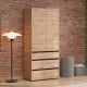 ΝΤΟΥΛΑΠΑ CORBETT 2K3F h211 ARTISAN OAK/ΜΑΥΡΟ ΜΑΤ ΧΡΩΜΑ 93x55x211εκ ΝΤΟΥΛΑΠΑ CORBETT 2K3F h211 ARTISAN OAK/ΜΑΥΡΟ ΜΑΤ ΧΡΩΜΑ 93x55x211εκ