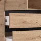 ΝΤΟΥΛΑΠΑ CORBETT 2K3F h211 ARTISAN OAK/ΜΑΥΡΟ ΜΑΤ ΧΡΩΜΑ 93x55x211εκ ΝΤΟΥΛΑΠΑ CORBETT 2K3F h211 ARTISAN OAK/ΜΑΥΡΟ ΜΑΤ ΧΡΩΜΑ 93x55x211εκ