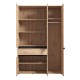 ΝΤΟΥΛΑΠΑ CORBETT 3K1F1O h211 ARTISAN OAK/ΜΑΥΡΟ ΜΑΤ ΧΡΩΜΑ 138x55x211εκ ΝΤΟΥΛΑΠΑ CORBETT 3K1F1O h211 ARTISAN OAK/ΜΑΥΡΟ ΜΑΤ ΧΡΩΜΑ 138x55x211εκ