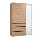 ΝΤΟΥΛΑΠΑ CORBETT 3K3F1O h211 ARTISAN/ΜΑΥΡΟ ΜΑΤ ΧΡΩΜΑ 138x55x211εκ ΝΤΟΥΛΑΠΑ CORBETT 3K3F1O h211 ARTISAN/ΜΑΥΡΟ ΜΑΤ ΧΡΩΜΑ 138x55x211εκ