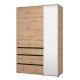 ΝΤΟΥΛΑΠΑ CORBETT 3K3F1O h211 ARTISAN/ΜΑΥΡΟ ΜΑΤ ΧΡΩΜΑ 138x55x211εκ ΝΤΟΥΛΑΠΑ CORBETT 3K3F1O h211 ARTISAN/ΜΑΥΡΟ ΜΑΤ ΧΡΩΜΑ 138x55x211εκ
