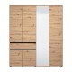 ΝΤΟΥΛΑΠΑ CORBETT 4K1F1O h211 ARTISAN OAK/ΜΑΥΡΟ ΜΑΤ ΧΡΩΜΑ 183x55x211εκ ΝΤΟΥΛΑΠΑ CORBETT 4K1F1O h211 ARTISAN OAK/ΜΑΥΡΟ ΜΑΤ ΧΡΩΜΑ 183x55x211εκ