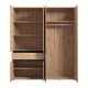ΝΤΟΥΛΑΠΑ CORBETT 4K1F1O h211 ARTISAN OAK/ΜΑΥΡΟ ΜΑΤ ΧΡΩΜΑ 183x55x211εκ ΝΤΟΥΛΑΠΑ CORBETT 4K1F1O h211 ARTISAN OAK/ΜΑΥΡΟ ΜΑΤ ΧΡΩΜΑ 183x55x211εκ