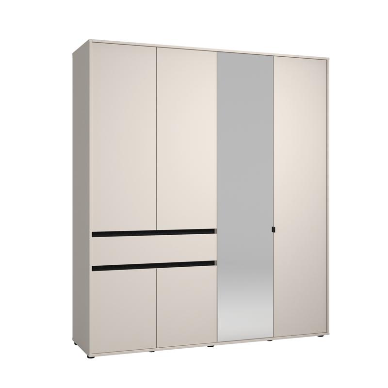 ΝΤΟΥΛΑΠΑ CORBETT 4K1F1O h211 CASHMERE/ΜΑΥΡΟ ΜΑΤ ΧΡΩΜΑ 183x55x211εκ ΝΤΟΥΛΑΠΑ CORBETT 4K1F1O h211 CASHMERE/ΜΑΥΡΟ ΜΑΤ ΧΡΩΜΑ 183x55x211εκ