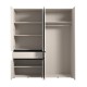ΝΤΟΥΛΑΠΑ CORBETT 4K1F1O h211 CASHMERE/ΜΑΥΡΟ ΜΑΤ ΧΡΩΜΑ 183x55x211εκ ΝΤΟΥΛΑΠΑ CORBETT 4K1F1O h211 CASHMERE/ΜΑΥΡΟ ΜΑΤ ΧΡΩΜΑ 183x55x211εκ