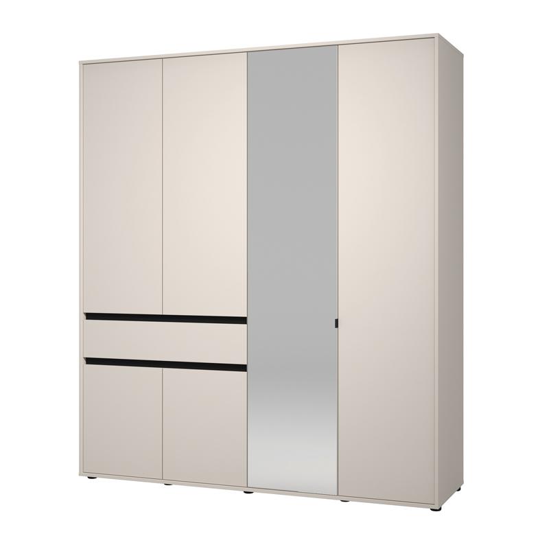 ΝΤΟΥΛΑΠΑ CORBETT 4K1F1O h211 CASHMERE/ΜΑΥΡΟ ΜΑΤ ΧΡΩΜΑ 183x55x211εκ ΝΤΟΥΛΑΠΑ CORBETT 4K1F1O h211 CASHMERE/ΜΑΥΡΟ ΜΑΤ ΧΡΩΜΑ 183x55x211εκ