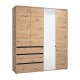 ΝΤΟΥΛΑΠΑ CORBETT 4K3F1O h211 ARTISAN OAK/ΜΑΥΡΟ ΜΑΤ ΧΡΩΜΑ 183x55x211εκ ΝΤΟΥΛΑΠΑ CORBETT 4K3F1O h211 ARTISAN OAK/ΜΑΥΡΟ ΜΑΤ ΧΡΩΜΑ 183x55x211εκ