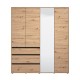 ΝΤΟΥΛΑΠΑ CORBETT 4K3F1O h211 ARTISAN OAK/ΜΑΥΡΟ ΜΑΤ ΧΡΩΜΑ 183x55x211εκ ΝΤΟΥΛΑΠΑ CORBETT 4K3F1O h211 ARTISAN OAK/ΜΑΥΡΟ ΜΑΤ ΧΡΩΜΑ 183x55x211εκ
