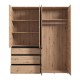 ΝΤΟΥΛΑΠΑ CORBETT 4K3F1O h211 ARTISAN OAK/ΜΑΥΡΟ ΜΑΤ ΧΡΩΜΑ 183x55x211εκ ΝΤΟΥΛΑΠΑ CORBETT 4K3F1O h211 ARTISAN OAK/ΜΑΥΡΟ ΜΑΤ ΧΡΩΜΑ 183x55x211εκ