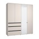 ΝΤΟΥΛΑΠΑ CORBETT 4K3F1O h211 CASHMERE/ΜΑΥΡΟ ΜΑΤ ΧΡΩΜΑ 183x55x211εκ ΝΤΟΥΛΑΠΑ CORBETT 4K3F1O h211 CASHMERE/ΜΑΥΡΟ ΜΑΤ ΧΡΩΜΑ 183x55x211εκ
