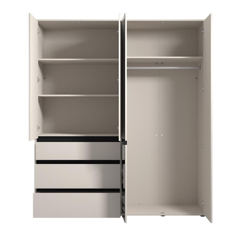 ΝΤΟΥΛΑΠΑ CORBETT 4K3F1O h211 CASHMERE/ΜΑΥΡΟ ΜΑΤ ΧΡΩΜΑ 183x55x211εκ ΝΤΟΥΛΑΠΑ CORBETT 4K3F1O h211 CASHMERE/ΜΑΥΡΟ ΜΑΤ ΧΡΩΜΑ 183x55x211εκ
