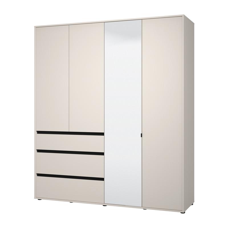 ΝΤΟΥΛΑΠΑ CORBETT 4K3F1O h211 CASHMERE/ΜΑΥΡΟ ΜΑΤ ΧΡΩΜΑ 183x55x211εκ ΝΤΟΥΛΑΠΑ CORBETT 4K3F1O h211 CASHMERE/ΜΑΥΡΟ ΜΑΤ ΧΡΩΜΑ 183x55x211εκ