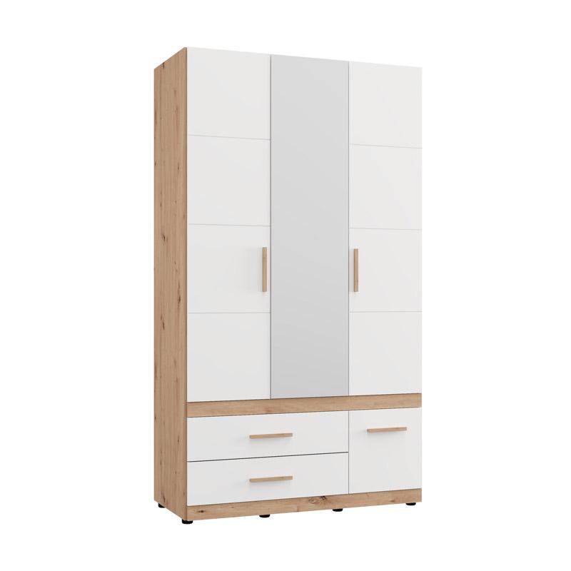 ΝΤΟΥΛΑΠΑ DILLON 3K3F1O h207 ARTISAN OAK-ΛΕΥΚΟ 117x52x208εκ ΝΤΟΥΛΑΠΑ DILLON 3K3F1O h207 ARTISAN OAK-ΛΕΥΚΟ 117x52x208εκ