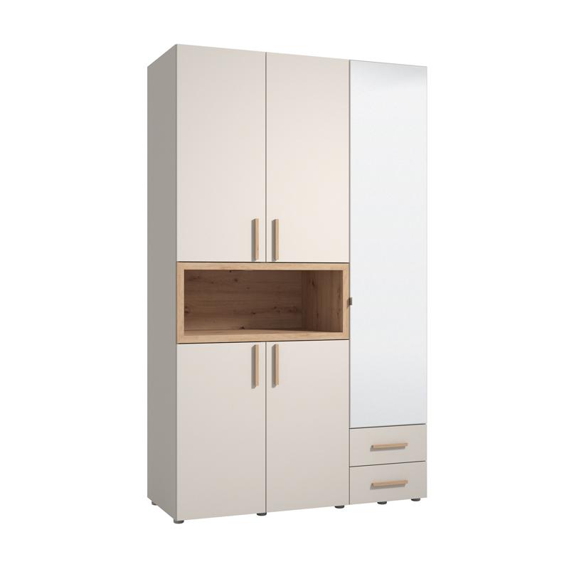 ΝΤΟΥΛΑΠΑ DONALD 3K2F1O h227 CASHMERE/ARTISAN OAK ΧΡΩΜΑ 135x57x227εκ ΝΤΟΥΛΑΠΑ DONALD 3K2F1O h227 CASHMERE/ARTISAN OAK ΧΡΩΜΑ 135x57x227εκ