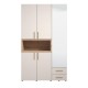 ΝΤΟΥΛΑΠΑ DONALD 3K2F1O h227 CASHMERE/ARTISAN OAK ΧΡΩΜΑ 135x57x227εκ ΝΤΟΥΛΑΠΑ DONALD 3K2F1O h227 CASHMERE/ARTISAN OAK ΧΡΩΜΑ 135x57x227εκ