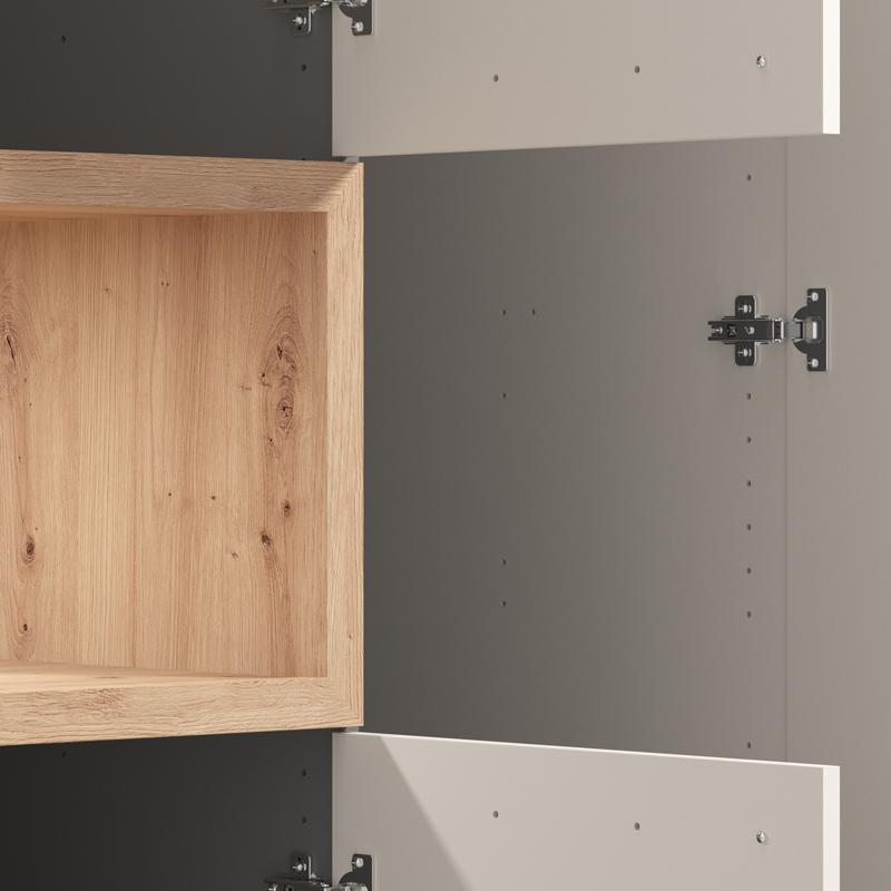 ΝΤΟΥΛΑΠΑ DONALD 3K2F1O h227 CASHMERE/ARTISAN OAK ΧΡΩΜΑ 135x57x227εκ ΝΤΟΥΛΑΠΑ DONALD 3K2F1O h227 CASHMERE/ARTISAN OAK ΧΡΩΜΑ 135x57x227εκ