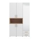 ΝΤΟΥΛΑΠΑ DONALD 3K2F1O h227 ΛΕΥΚΟ/ARTISAN OAK ΧΡΩΜΑ 135x57x227εκ ΝΤΟΥΛΑΠΑ DONALD 3K2F1O h227 ΛΕΥΚΟ/ARTISAN OAK ΧΡΩΜΑ 135x57x227εκ