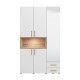 ΝΤΟΥΛΑΠΑ DONALD 3K2F1O h227 ΛΕΥΚΟ/ARTISAN OAK ΧΡΩΜΑ 135x57x227εκ ΝΤΟΥΛΑΠΑ DONALD 3K2F1O h227 ΛΕΥΚΟ/ARTISAN OAK ΧΡΩΜΑ 135x57x227εκ
