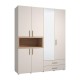 ΝΤΟΥΛΑΠΑ DONALD 4K2F1O h227 CASHEMERE/ARTISAN OAK ΧΡΩΜΑ 179x57x227εκ ΝΤΟΥΛΑΠΑ DONALD 4K2F1O h227 CASHEMERE/ARTISAN OAK ΧΡΩΜΑ 179x57x227εκ