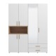 ΝΤΟΥΛΑΠΑ DONALD 4K2F1O h227 ΛΕΥΚΟ/ARTISAN OAK ΧΡΩΜΑ 179x57x227εκ ΝΤΟΥΛΑΠΑ DONALD 4K2F1O h227 ΛΕΥΚΟ/ARTISAN OAK ΧΡΩΜΑ 179x57x227εκ