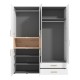 ΝΤΟΥΛΑΠΑ DONALD 4K2F1O h227 ΛΕΥΚΟ/ARTISAN OAK ΧΡΩΜΑ 179x57x227εκ ΝΤΟΥΛΑΠΑ DONALD 4K2F1O h227 ΛΕΥΚΟ/ARTISAN OAK ΧΡΩΜΑ 179x57x227εκ