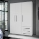 ΝΤΟΥΛΑΠΑ Fylliana Mirena 3K3F ΛΕΥΚΟ ΧΡΩΜΑ 53x145x200εκ ΝΤΟΥΛΑΠΑ Fylliana Mirena 3K3F ΛΕΥΚΟ ΧΡΩΜΑ 53x145x200εκ